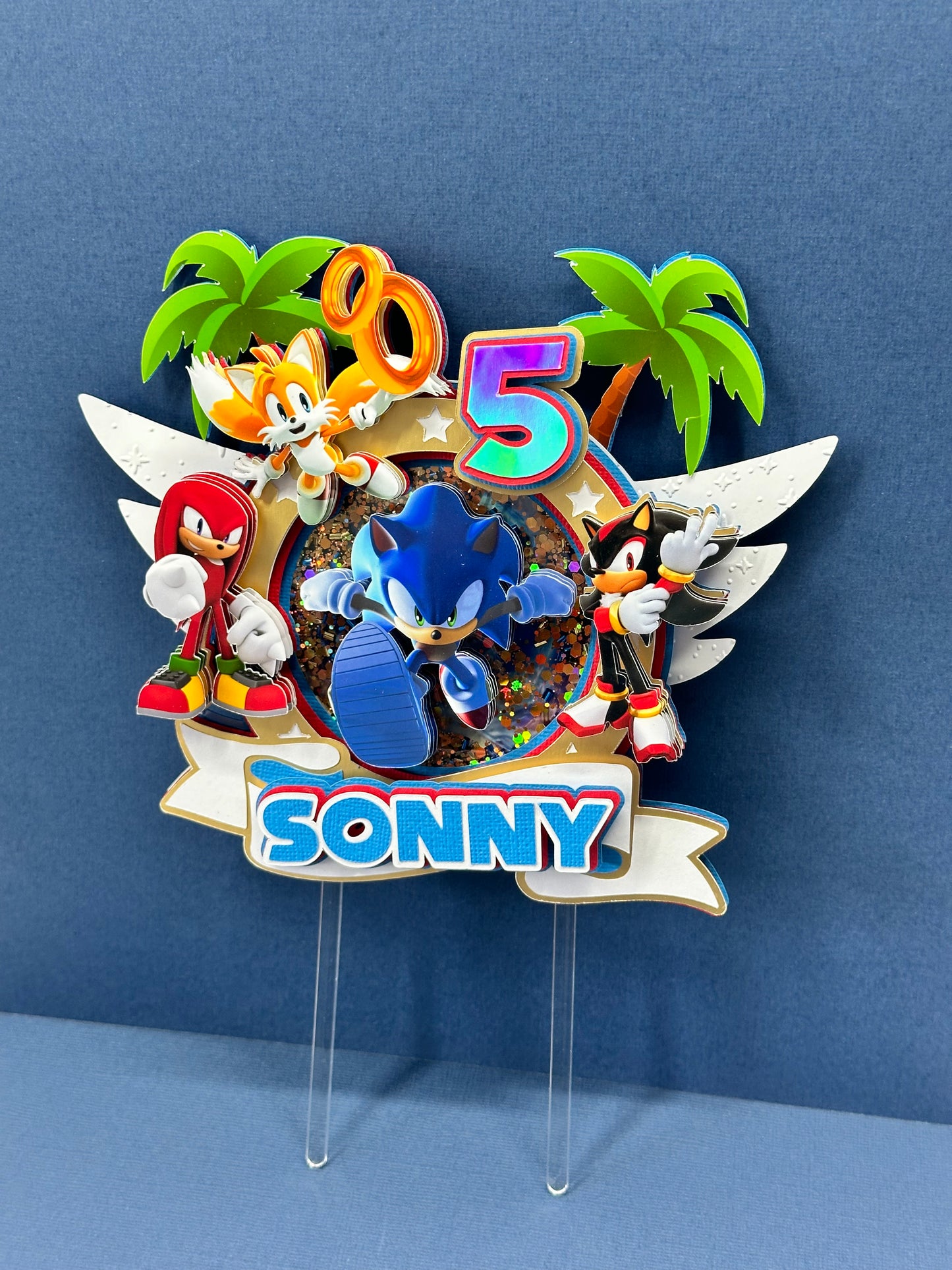 Sonic The Hedgehog Cake Toppers