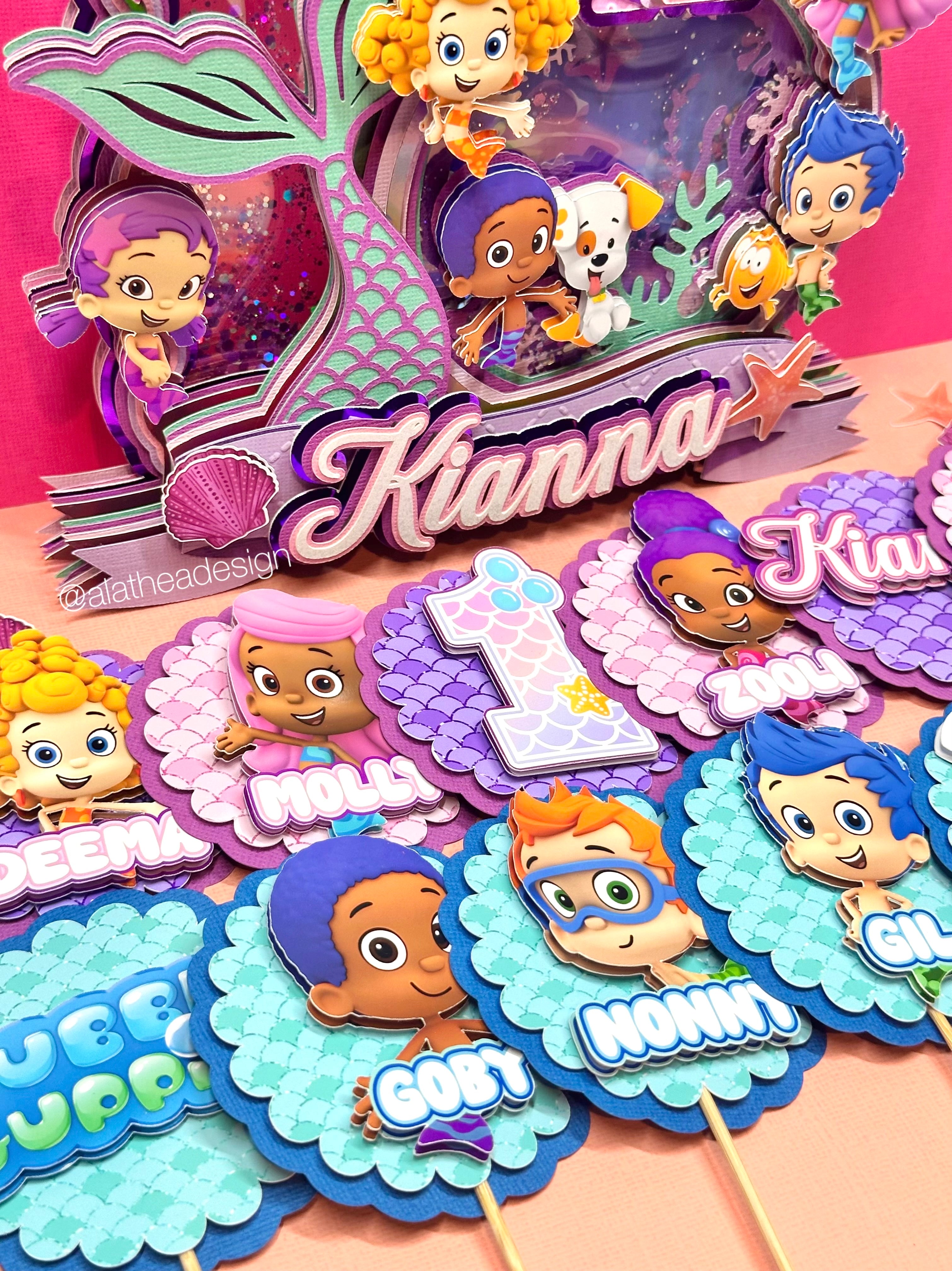 Bubble Guppies Cupcake Toppers Alathea Design bubble-guppies-cupcake-toppers-alathea-design