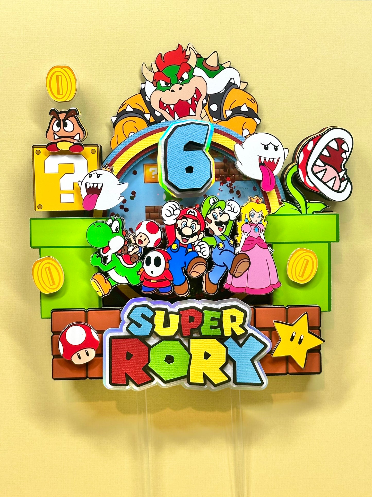 Super Mario Bros Cake Topper