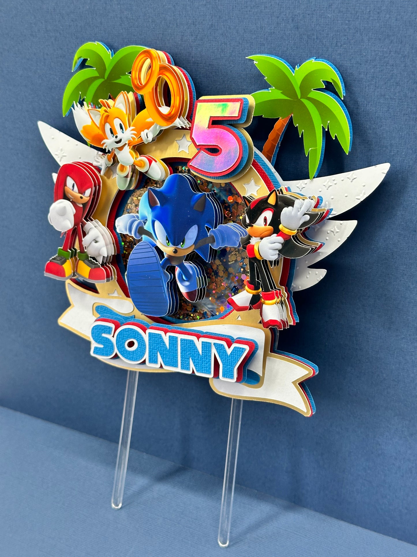 Sonic The Hedgehog Cake Toppers