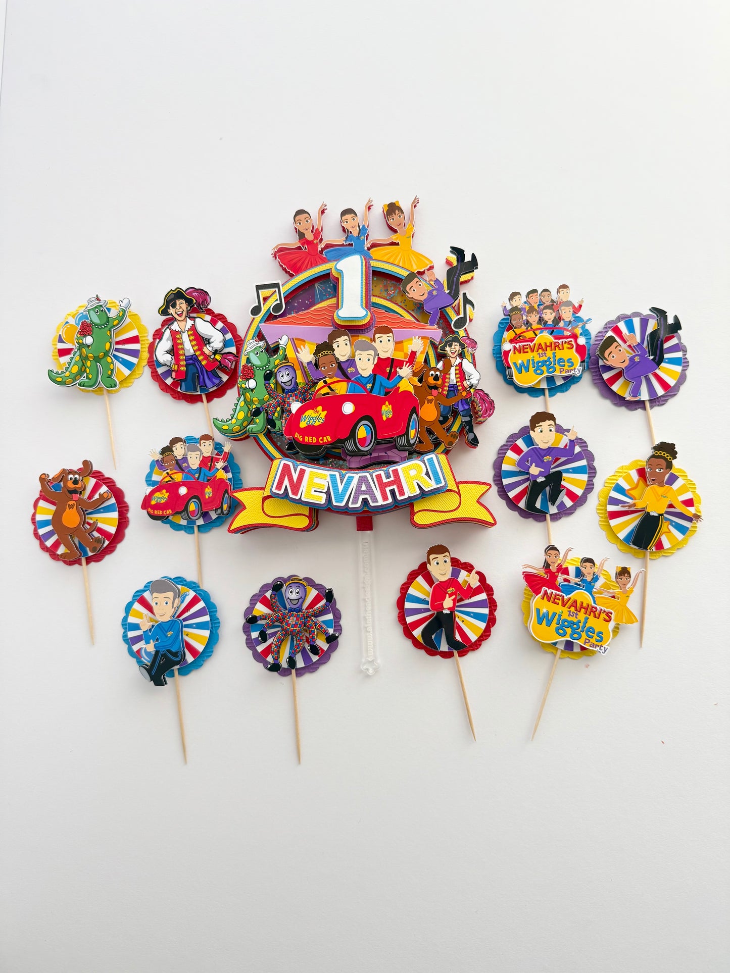 The Wiggles Cupcake Topper