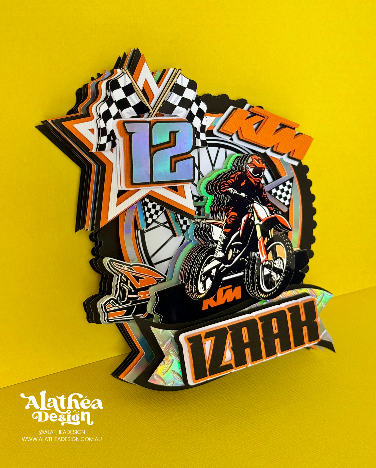 Dirt Bike Cake Topper