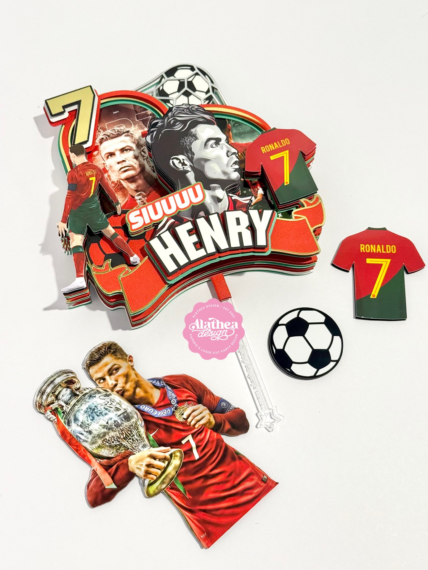 Cristiano Ronaldo Cake Topper