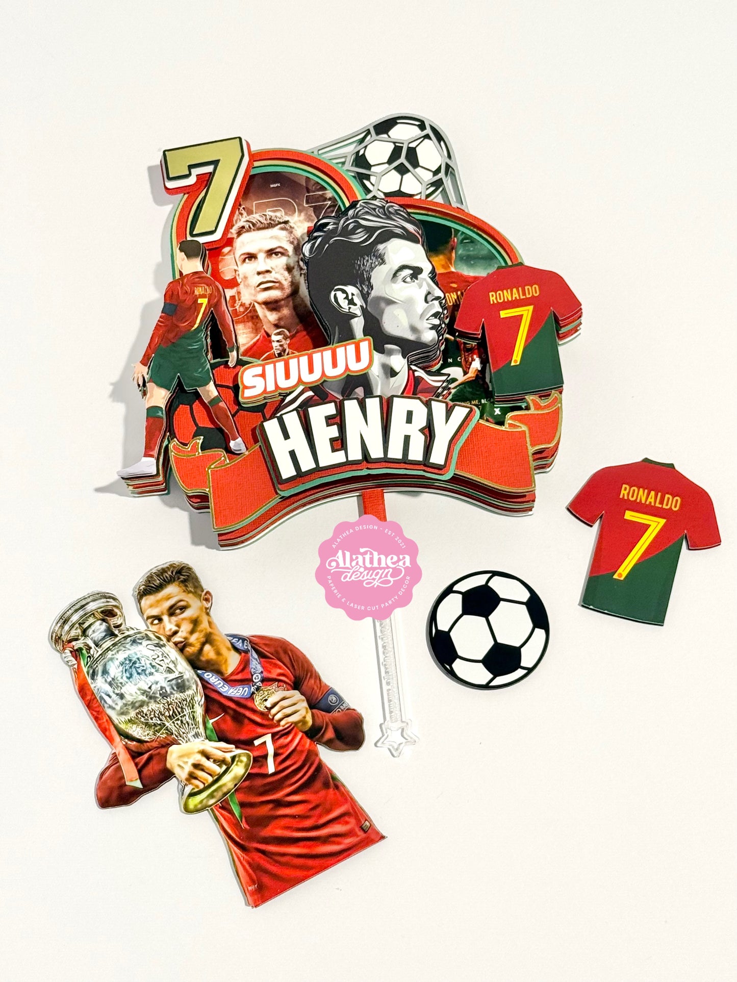 Cristiano Ronaldo Cake Topper