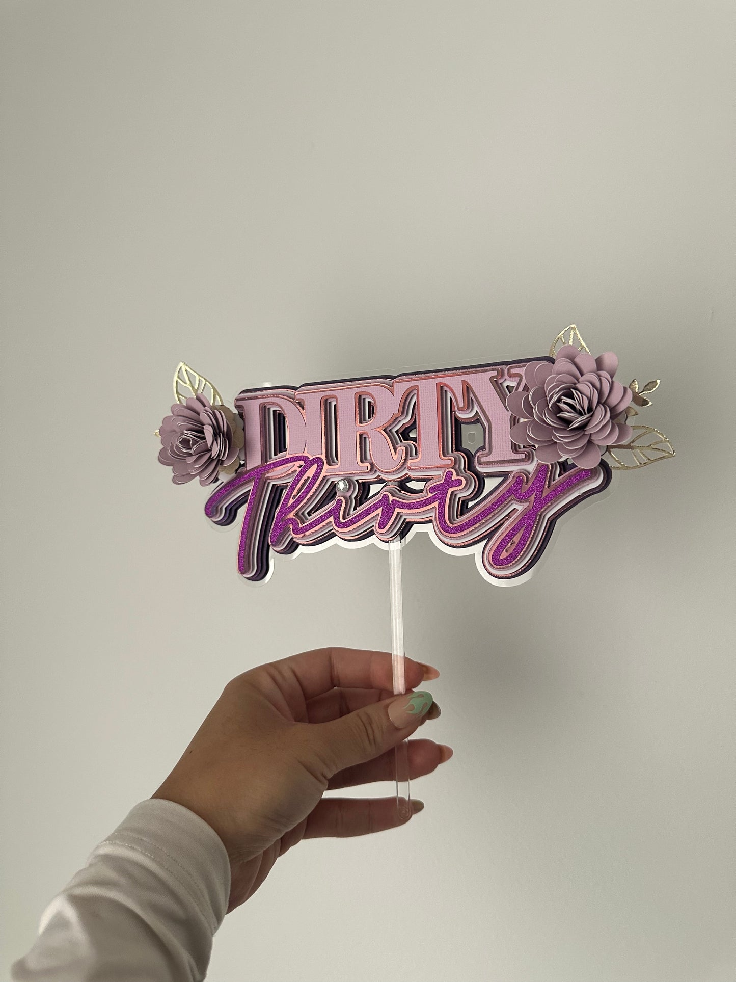 Dirty Thirty Cake Topper