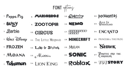 Personalised Large Jumping Castle Vinyl Decal