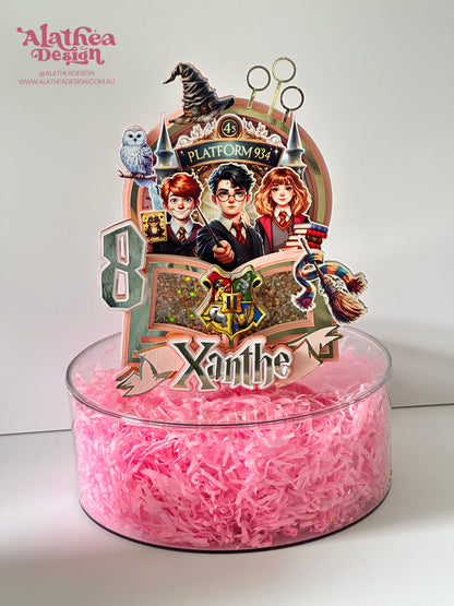 Wizard School Theme Cake Topper