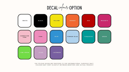 Personalised Large Jumping Castle Vinyl Decal