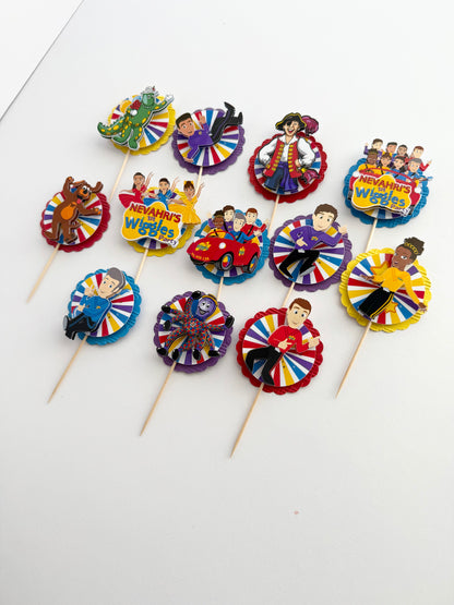 The Wiggles Cupcake Topper