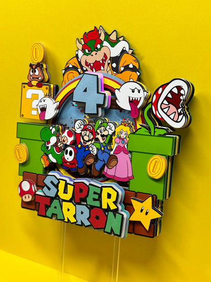 Super Mario Bros Cake Topper