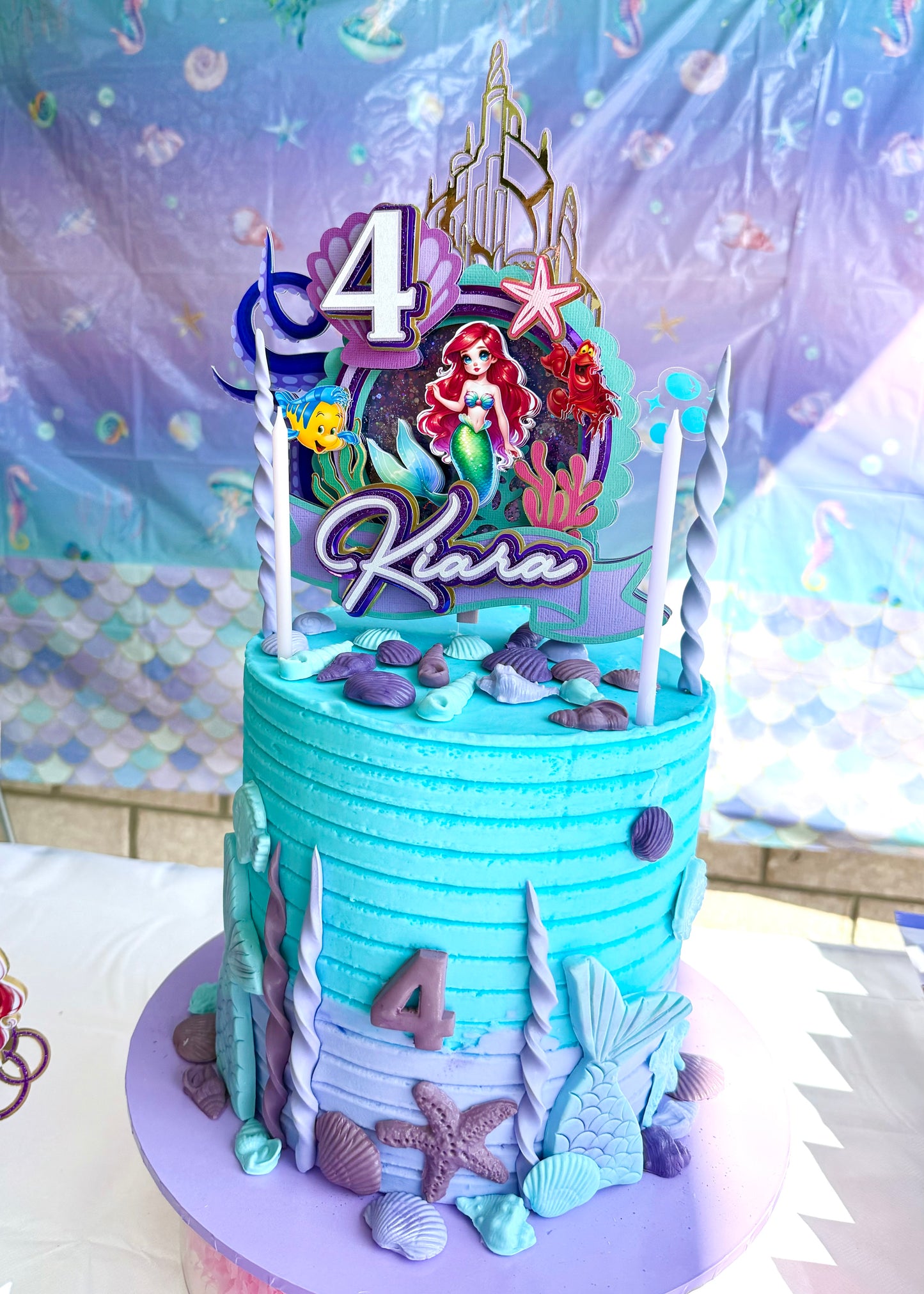The Little Mermaid - Ariel Cake Topper