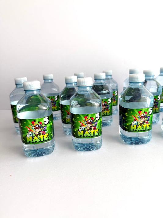 Custom Wrap 250ml Spring Water Mini Bottle Stickers