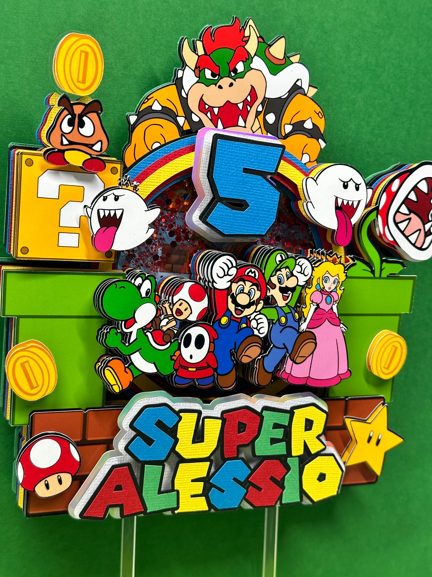 Super Mario Bros Cake Topper