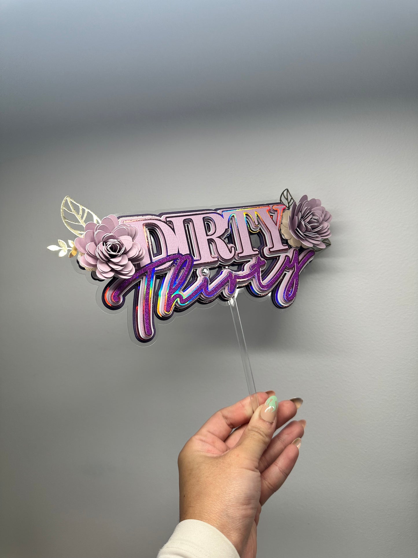 Dirty Thirty Cake Topper